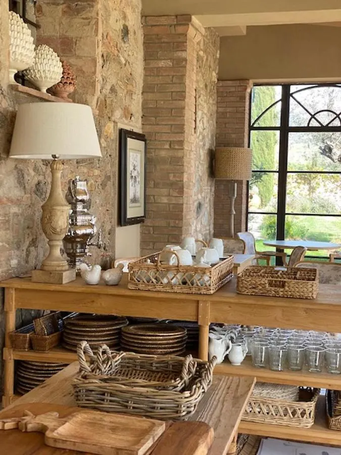 Bed and Breakfast Relais Sant'Elena à Bibbona Couette-café